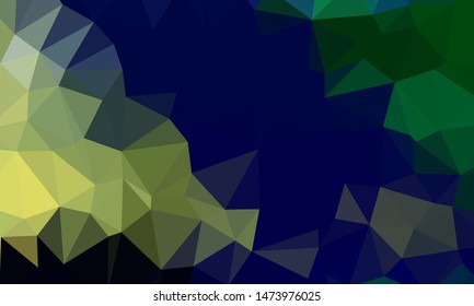 Vector, multicolor geometric background. Triangles, triangulation. Geometric mosaic, colored triangles, application in origami style. Abstract background for web.