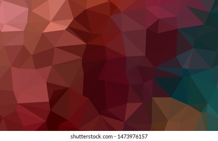 Vector, multicolor geometric background. Triangles, triangulation. Geometric mosaic, colored triangles, application in origami style. Abstract background for web.