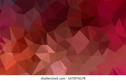 Vector, multicolor geometric background. Triangles, triangulation. Geometric mosaic, colored triangles, application in origami style. Abstract background for web.