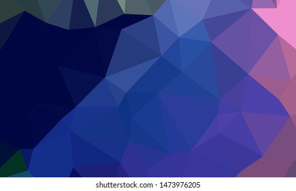 Vector, multicolor geometric background. Triangles, triangulation. Geometric mosaic, colored triangles, application in origami style. Abstract background for web.