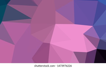 Vector, multicolor geometric background. Triangles, triangulation. Geometric mosaic, colored triangles, application in origami style. Abstract background for web.