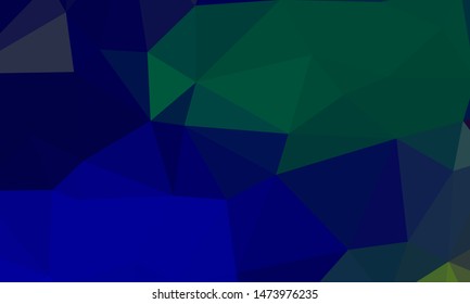 Vector, multicolor geometric background. Triangles, triangulation. Geometric mosaic, colored triangles, application in origami style. Abstract background for web.