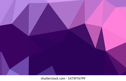 Vector, multicolor geometric background. Triangles, triangulation. Geometric mosaic, colored triangles, application in origami style. Abstract background for web.