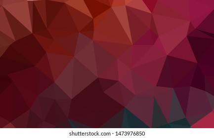 Vector, multicolor geometric background. Triangles, triangulation. Geometric mosaic, colored triangles, application in origami style. Abstract background for web.