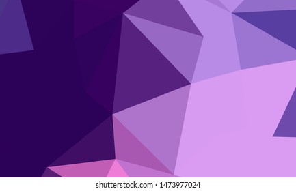 Vector, multicolor geometric background. Triangles, triangulation. Geometric mosaic, colored triangles, application in origami style. Abstract background for web.