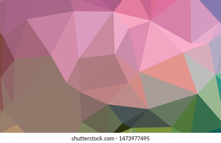 Vector, multicolor geometric background. Triangles, triangulation. Geometric mosaic, colored triangles, application in origami style. Abstract background for web.