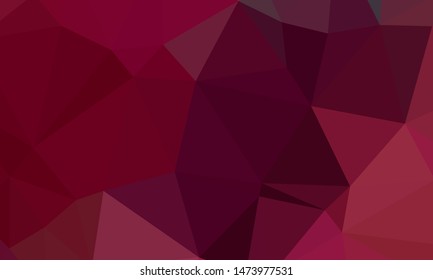 Vector, multicolor geometric background. Triangles, triangulation. Geometric mosaic, colored triangles, application in origami style. Abstract background for web.