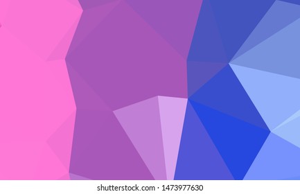 Vector, multicolor geometric background. Triangles, triangulation. Geometric mosaic, colored triangles, application in origami style. Abstract background for web.