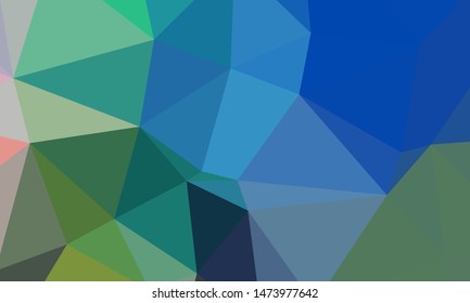 Vector, multicolor geometric background. Triangles, triangulation. Geometric mosaic, colored triangles, application in origami style. Abstract background for web.