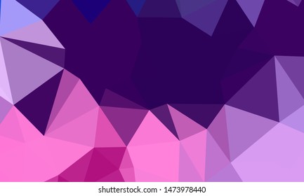 Vector, multicolor geometric background. Triangles, triangulation. Geometric mosaic, colored triangles, application in origami style. Abstract background for web.