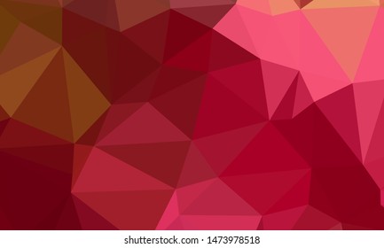 Vector, multicolor geometric background. Triangles, triangulation. Geometric mosaic, colored triangles, application in origami style. Abstract background for web.
