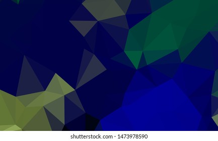 Vector, multicolor geometric background. Triangles, triangulation. Geometric mosaic, colored triangles, application in origami style. Abstract background for web.