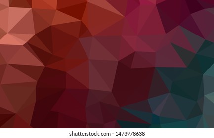 Vector, multicolor geometric background. Triangles, triangulation. Geometric mosaic, colored triangles, application in origami style. Abstract background for web.