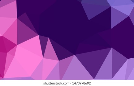 Vector, multicolor geometric background. Triangles, triangulation. Geometric mosaic, colored triangles, application in origami style. Abstract background for web.