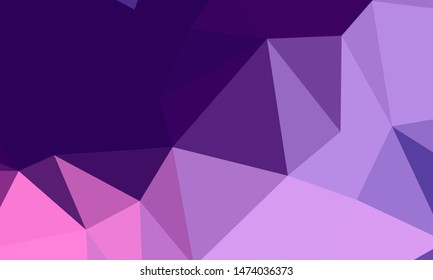 Vector, multicolor geometric background. Triangles, triangulation. Geometric mosaic, colored triangles, application in origami style. Abstract background for web.