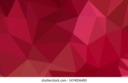 Vector, multicolor geometric background. Triangles, triangulation. Geometric mosaic, colored triangles, application in origami style. Abstract background for web.