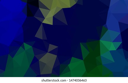 Vector, multicolor geometric background. Triangles, triangulation. Geometric mosaic, colored triangles, application in origami style. Abstract background for web.