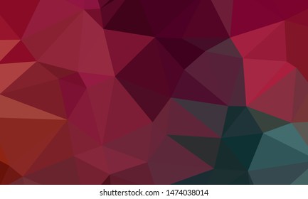 Vector, multicolor geometric background. Triangles, triangulation. Geometric mosaic, colored triangles, application in origami style. Abstract background for web.