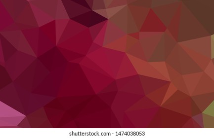 Vector, multicolor geometric background. Triangles, triangulation. Geometric mosaic, colored triangles, application in origami style. Abstract background for web.