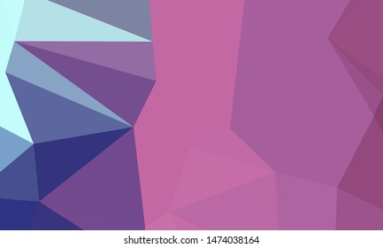 Vector, multicolor geometric background. Triangles, triangulation. Geometric mosaic, colored triangles, application in origami style. Abstract background for web.