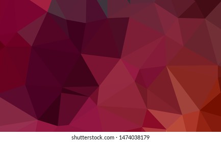 Vector, multicolor geometric background. Triangles, triangulation. Geometric mosaic, colored triangles, application in origami style. Abstract background for web.
