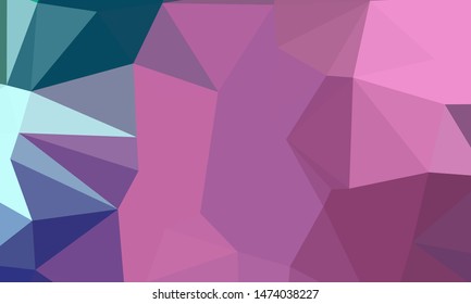 Vector, multicolor geometric background. Triangles, triangulation. Geometric mosaic, colored triangles, application in origami style. Abstract background for web.