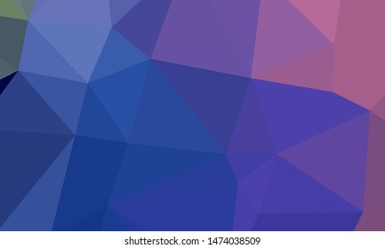 Vector, multicolor geometric background. Triangles, triangulation. Geometric mosaic, colored triangles, application in origami style. Abstract background for web.