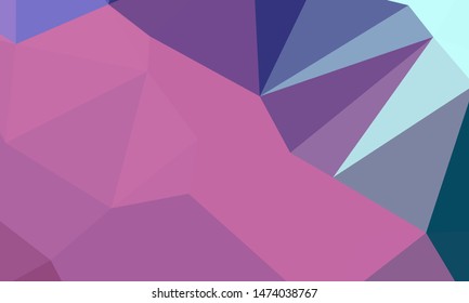 Vector, multicolor geometric background. Triangles, triangulation. Geometric mosaic, colored triangles, application in origami style. Abstract background for web.