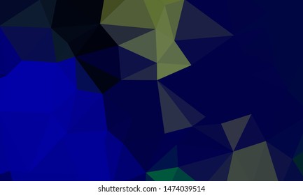 Vector, multicolor geometric background. Triangles, triangulation. Geometric mosaic, colored triangles, application in origami style. Abstract background for web.