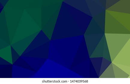 Vector, multicolor geometric background. Triangles, triangulation. Geometric mosaic, colored triangles, application in origami style. Abstract background for web.