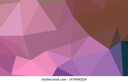 Vector, multicolor geometric background. Triangles, triangulation. Geometric mosaic, colored triangles, application in origami style. Abstract background for web.