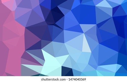 Vector, multicolor geometric background. Triangles, triangulation. Geometric mosaic, colored triangles, application in origami style. Abstract background for web.