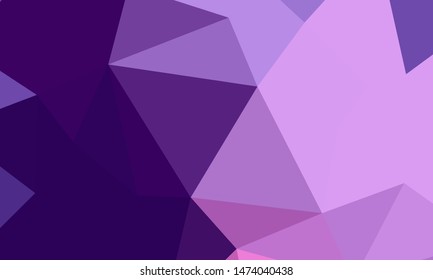 Vector, multicolor geometric background. Triangles, triangulation. Geometric mosaic, colored triangles, application in origami style. Abstract background for web.