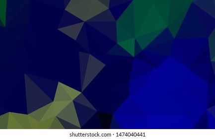 Vector, multicolor geometric background. Triangles, triangulation. Geometric mosaic, colored triangles, application in origami style. Abstract background for web.