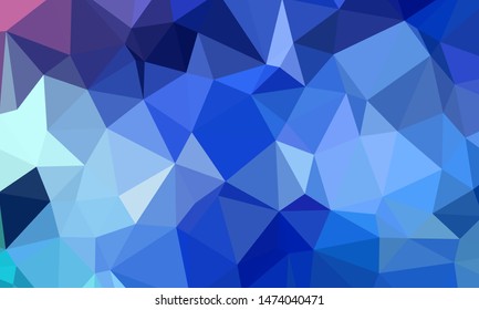 Vector, multicolor geometric background. Triangles, triangulation. Geometric mosaic, colored triangles, application in origami style. Abstract background for web.