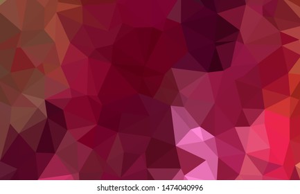 Vector, multicolor geometric background. Triangles, triangulation. Geometric mosaic, colored triangles, application in origami style. Abstract background for web.