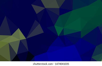 Vector, multicolor geometric background. Triangles, triangulation. Geometric mosaic, colored triangles, application in origami style. Abstract background for web.