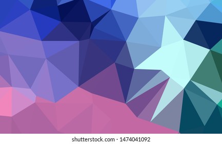 Vector, multicolor geometric background. Triangles, triangulation. Geometric mosaic, colored triangles, application in origami style. Abstract background for web.