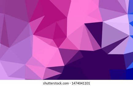 Vector, multicolor geometric background. Triangles, triangulation. Geometric mosaic, colored triangles, application in origami style. Abstract background for web.