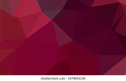 Vector, multicolor geometric background. Triangles, triangulation. Geometric mosaic, colored triangles, application in origami style. Abstract background for web.