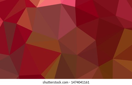 Vector, multicolor geometric background. Triangles, triangulation. Geometric mosaic, colored triangles, application in origami style. Abstract background for web.