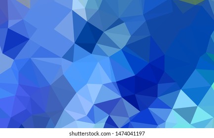 Vector, multicolor geometric background. Triangles, triangulation. Geometric mosaic, colored triangles, application in origami style. Abstract background for web.
