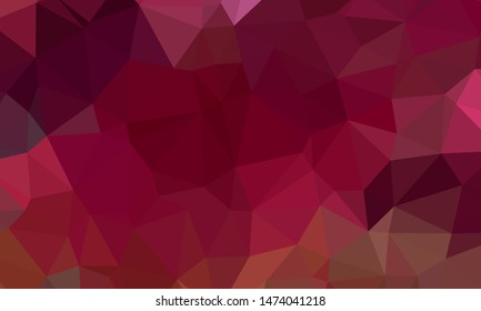 Vector, multicolor geometric background. Triangles, triangulation. Geometric mosaic, colored triangles, application in origami style. Abstract background for web.