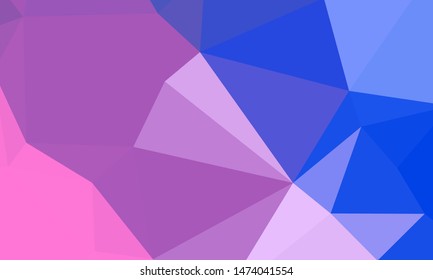 Vector, multicolor geometric background. Triangles, triangulation. Geometric mosaic, colored triangles, application in origami style. Abstract background for web.