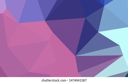 Vector, multicolor geometric background. Triangles, triangulation. Geometric mosaic, colored triangles, application in origami style. Abstract background for web.