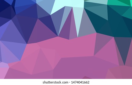 Vector, multicolor geometric background. Triangles, triangulation. Geometric mosaic, colored triangles, application in origami style. Abstract background for web.