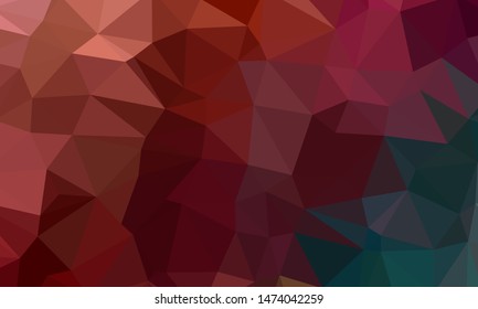 Vector, multicolor geometric background. Triangles, triangulation. Geometric mosaic, colored triangles, application in origami style. Abstract background for web.