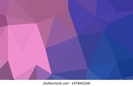 Vector, multicolor geometric background. Triangles, triangulation. Geometric mosaic, colored triangles, application in origami style. Abstract background for web.