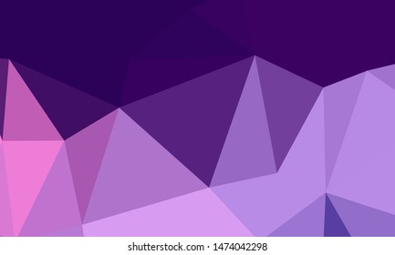 Vector, multicolor geometric background. Triangles, triangulation. Geometric mosaic, colored triangles, application in origami style. Abstract background for web.