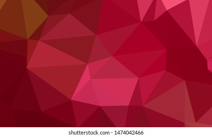 Vector, multicolor geometric background. Triangles, triangulation. Geometric mosaic, colored triangles, application in origami style. Abstract background for web.